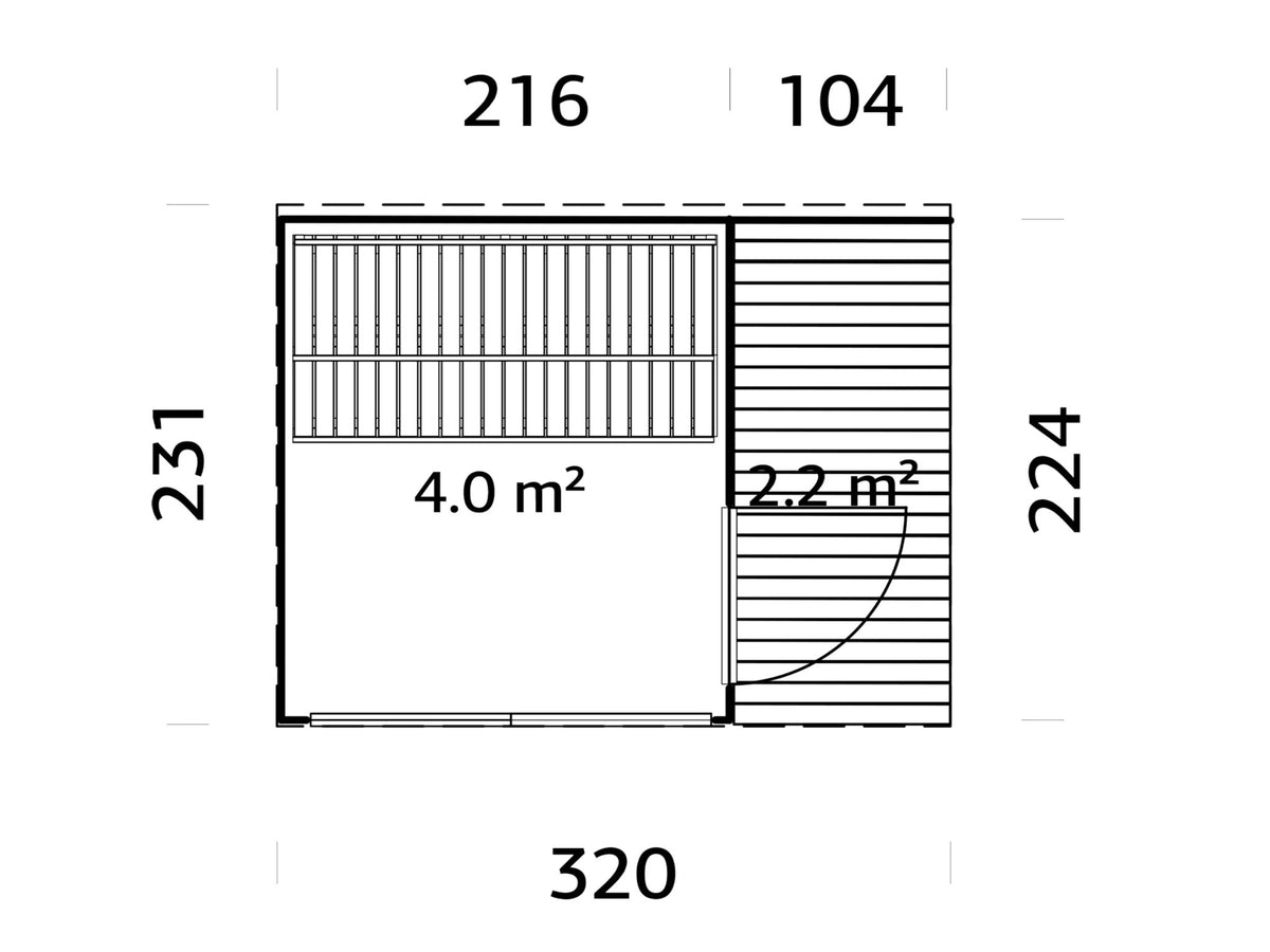 Valgus 320 dimensions