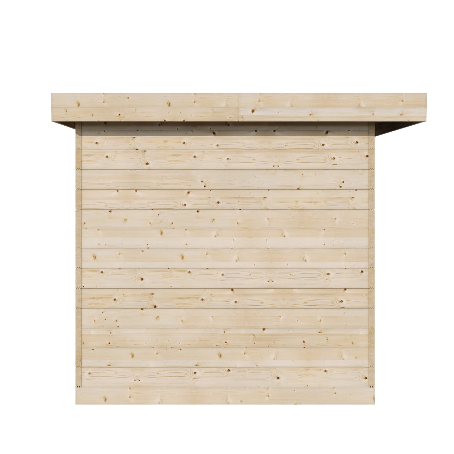 Honka 215 sauna cabin rear elevation