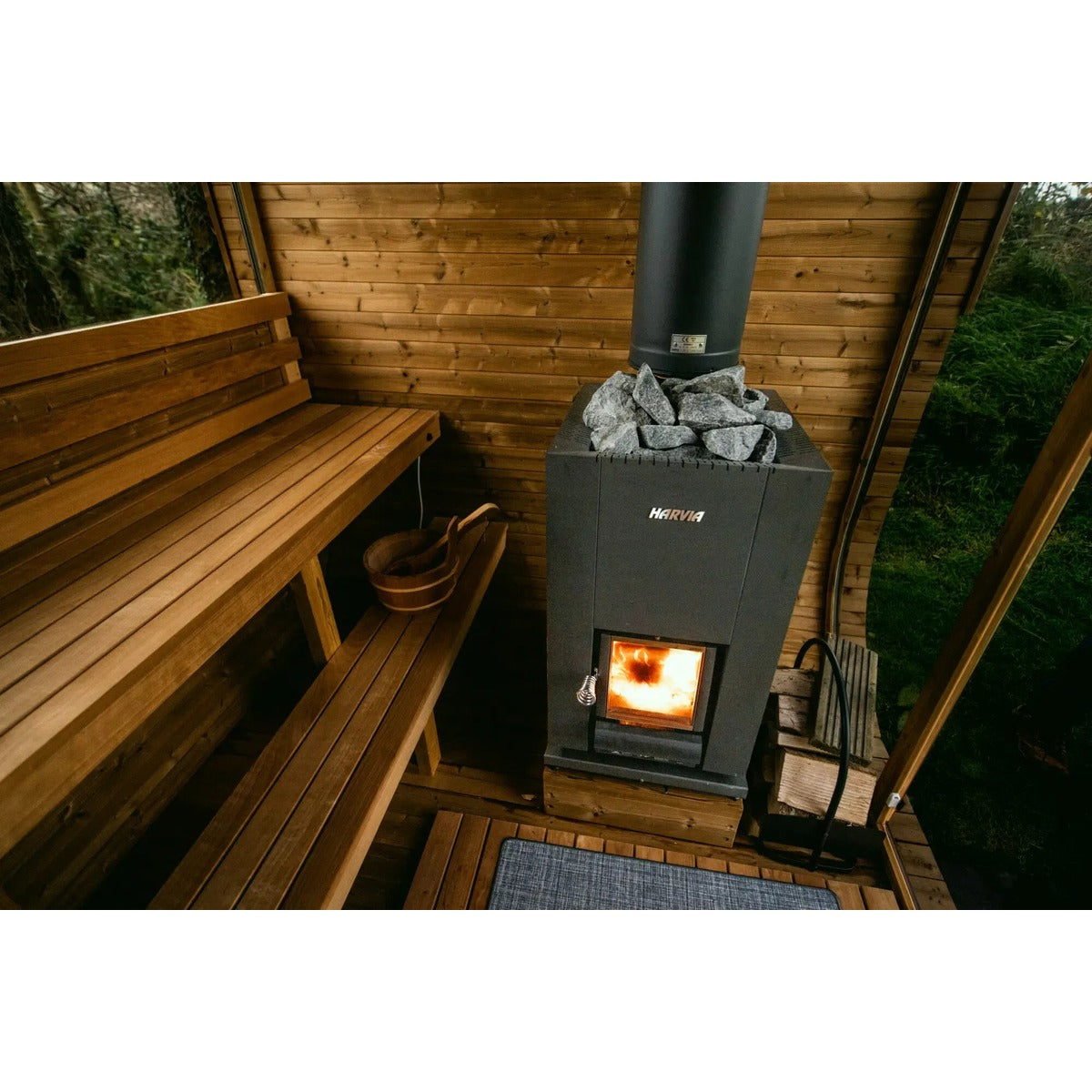 Hekla Cube Sauna 250 outdoor cube sauna product image.