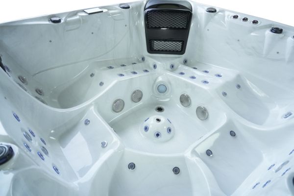 Platinum 11 Hot Tub — 5 Person 32A Performance Luxury Spa | Steam & Oak