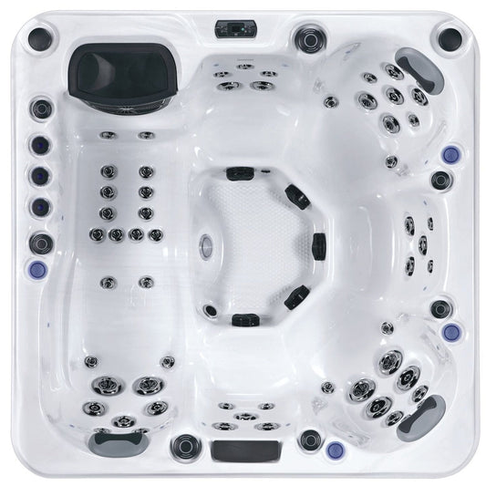 UK Hot Tub Buying Guide — Aurora 32A spa featured | Steam & Oak