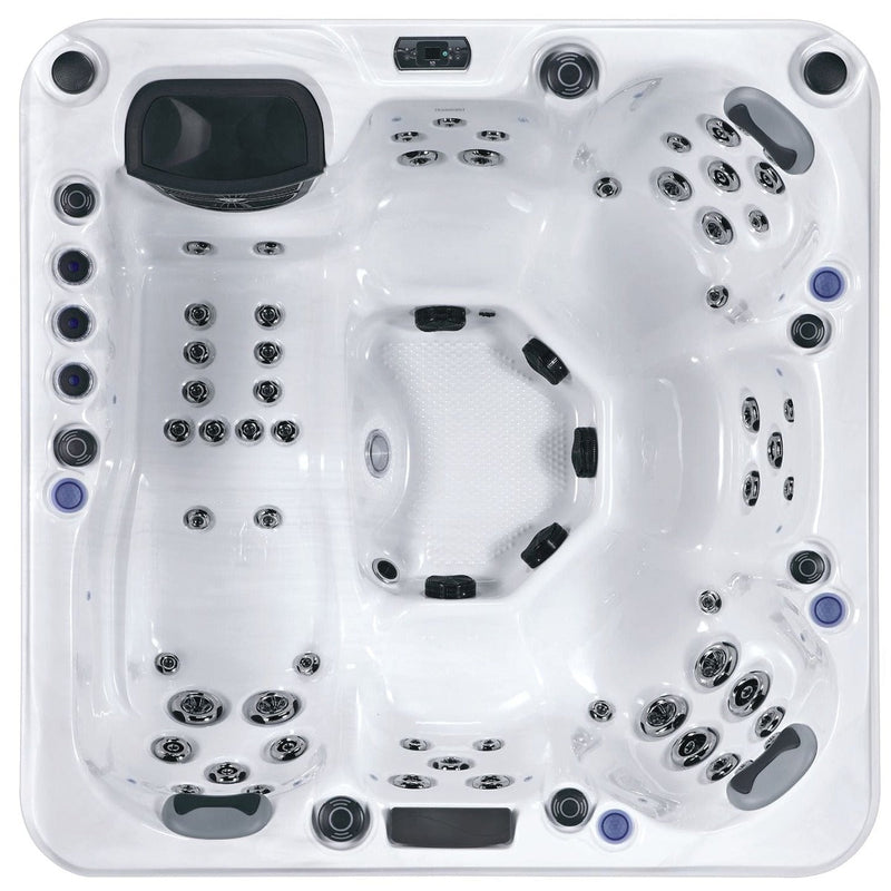 UK Hot Tub Buying Guide — Aurora 32A spa featured | Steam & Oak