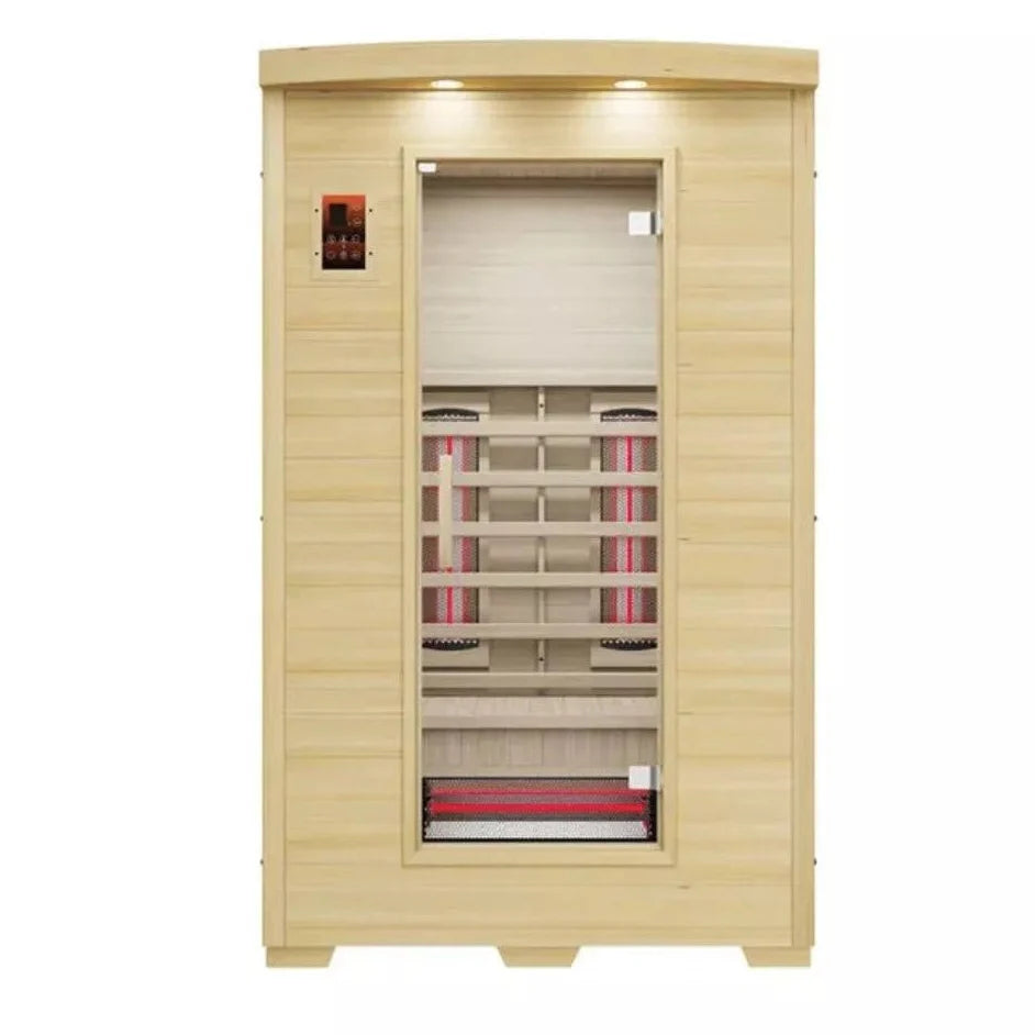 Indoor infrared home sauna — Steam & Oak