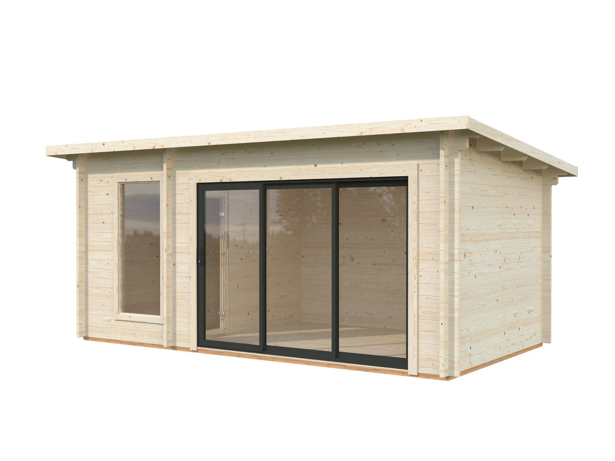 Leil 520 Slide with sliding glass doors