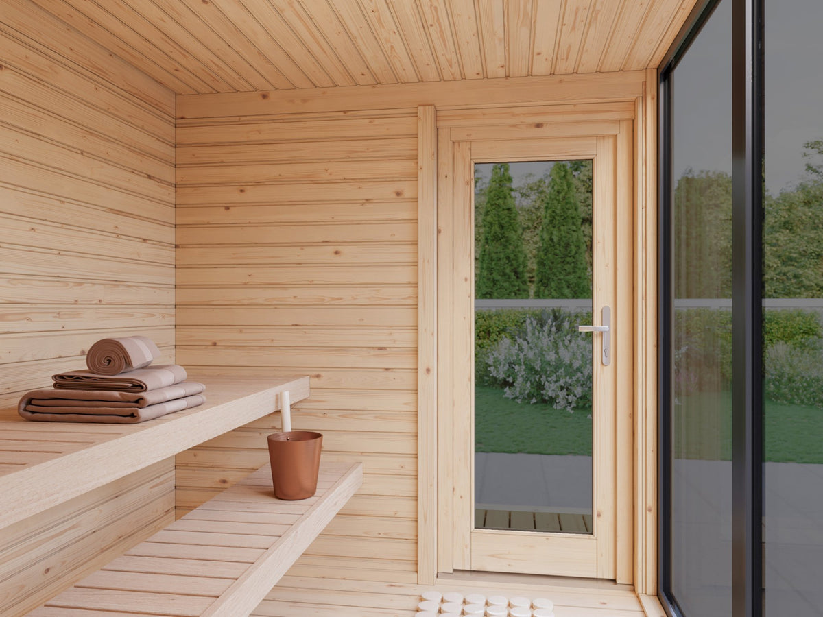 Inside the Valgus 320 sauna