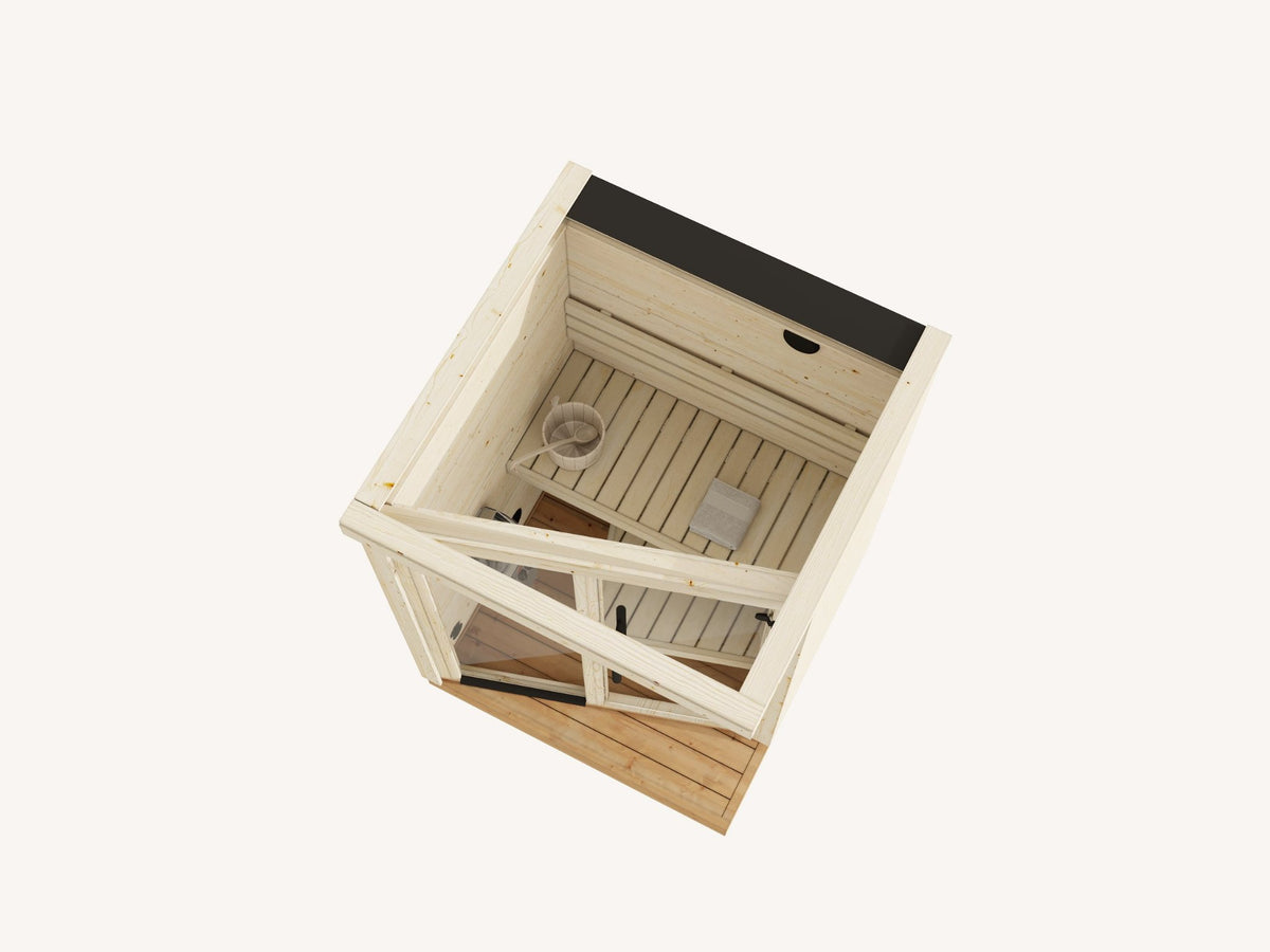 Kivi 150 sauna cutaway