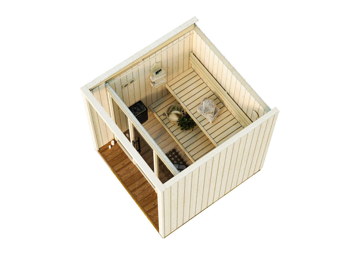 Meri 230 sauna cutaway
