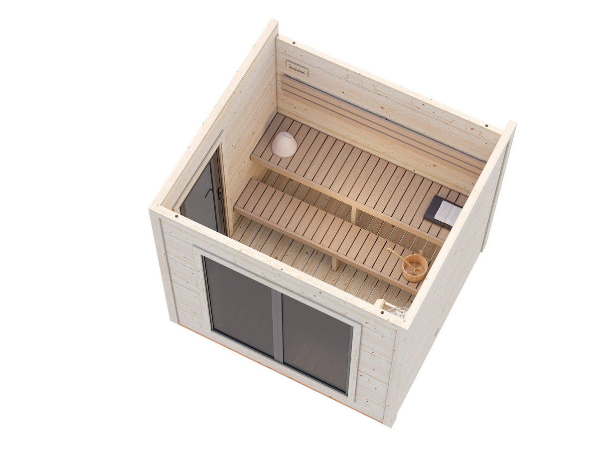 Kivi 250 sauna cutaway