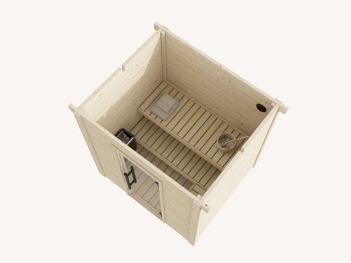 Udu 180 sauna cutaway