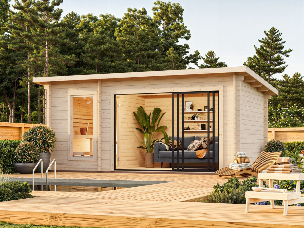 Leil 520 Slide Plus with double glazed sliding doors