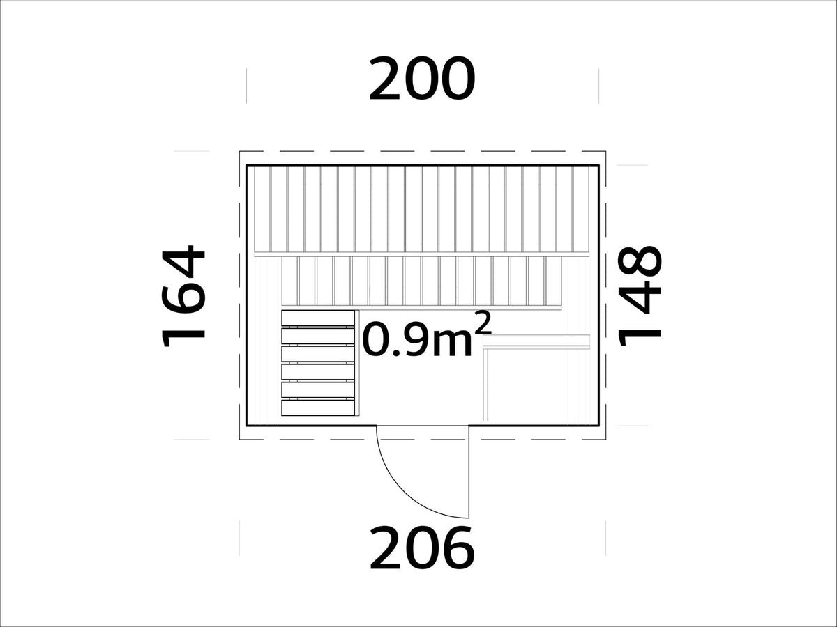 Vaat 200 barrel sauna dimensions