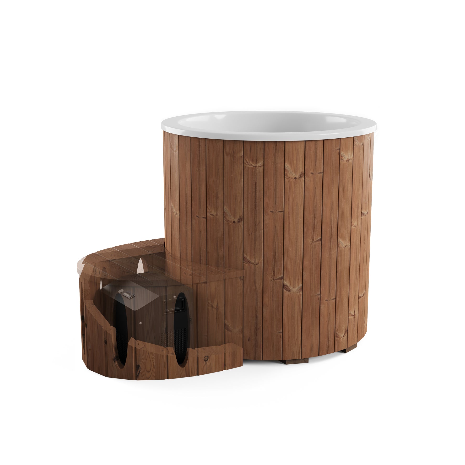 Halla 100 ice bath with chiller, side view