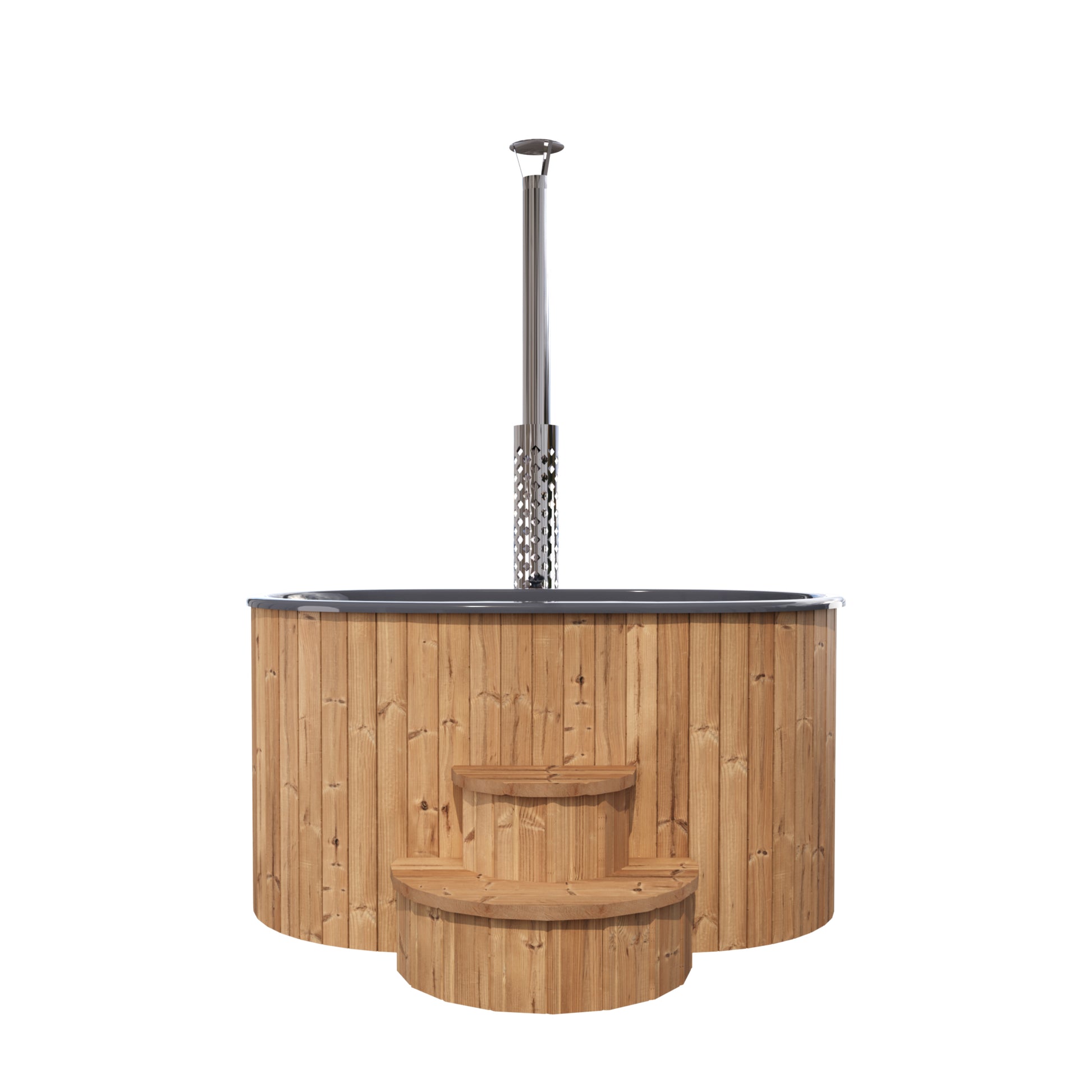 Hehku 800 wood-fired hot tub, product view