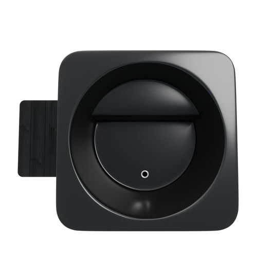 Steam & Oak Halla Cube cold plunge tub in black thermowood