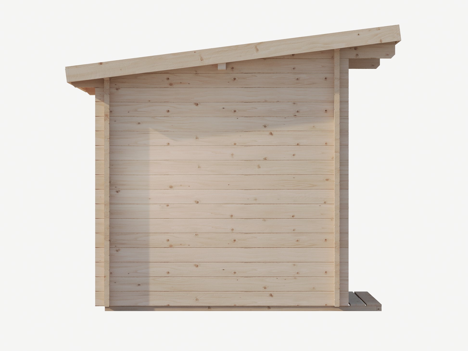Honka 210 Panorama sauna cabin interior benches