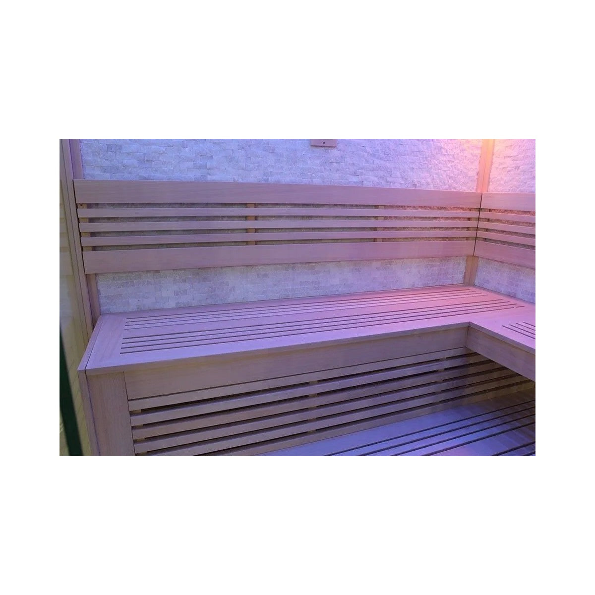 Marriott 200 Outdoor Sauna (White Stone) – 3 Person | Steam & Oak