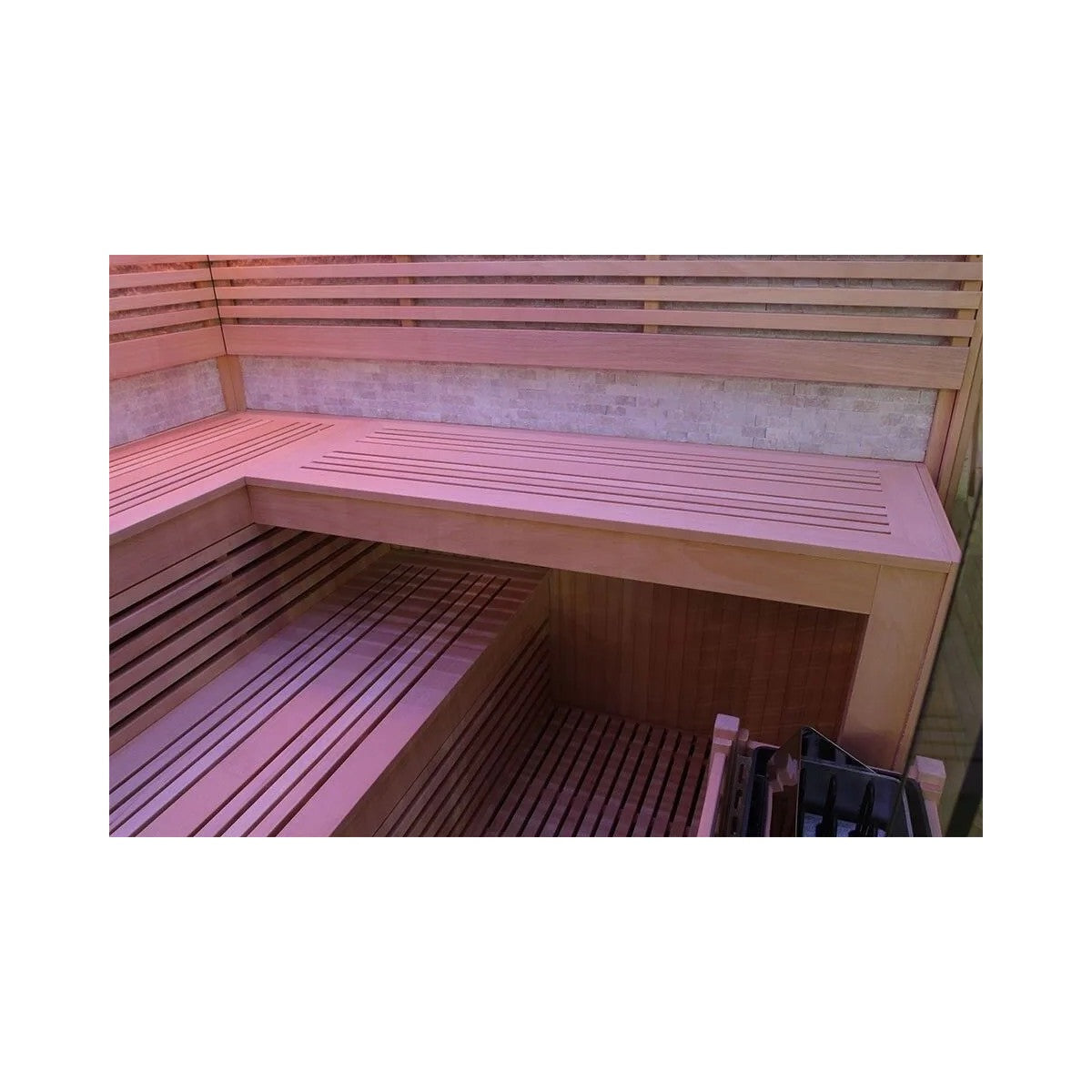Marriott 200 Outdoor Sauna (White Stone) – 3 Person | Steam & Oak