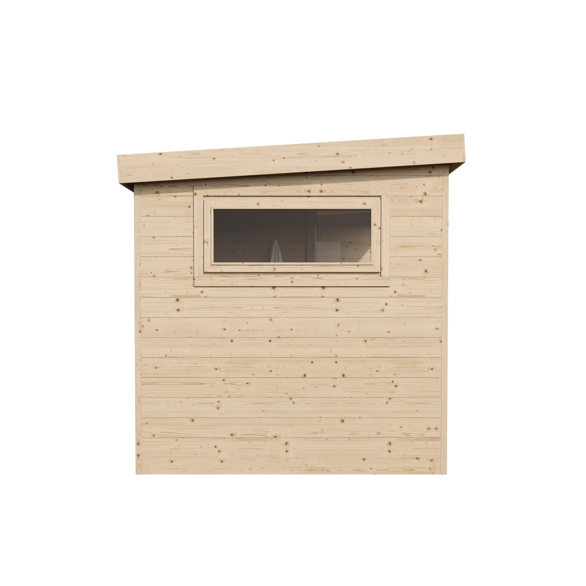 Honka 215 Lobby sauna cabin detail view