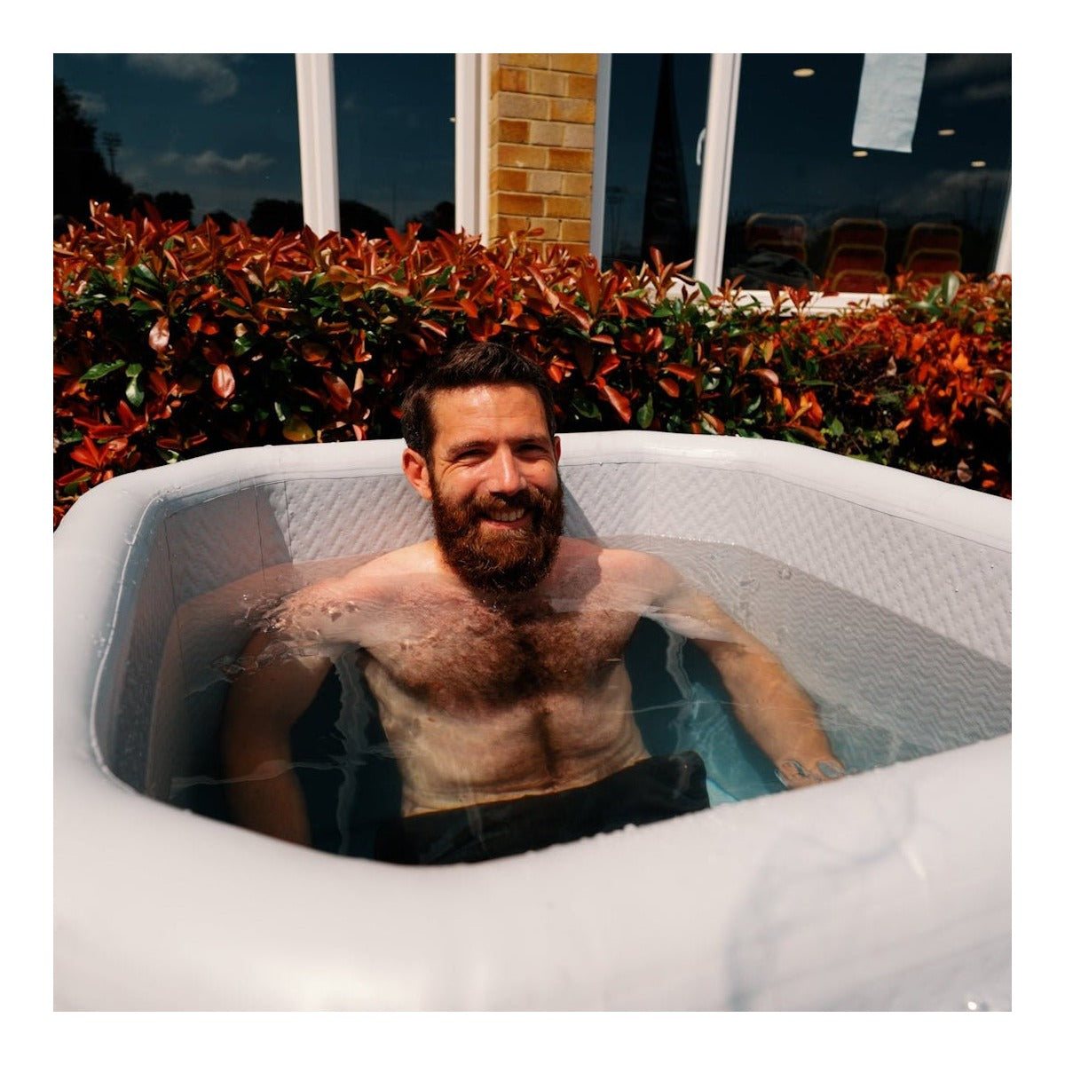 PortaPlunge CUBE Cold Plunge Pool — Single Person Portable Ice Bath | Steam & Oak