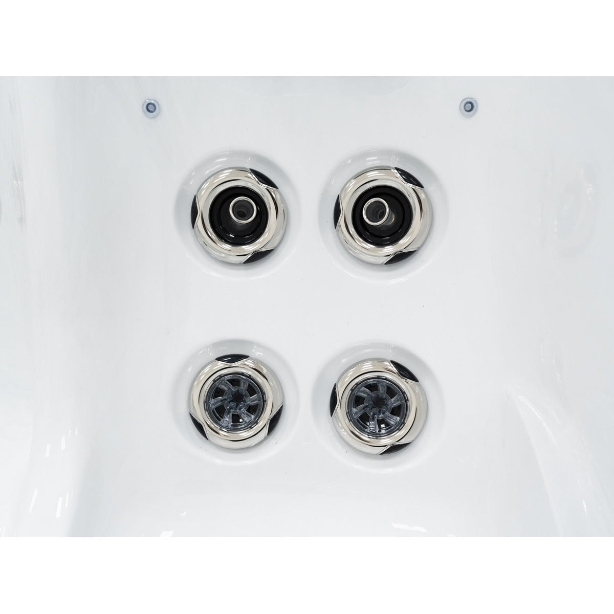 Elysium Dual 7 Plug & Play Hot Tub — 5 Person with Dual Loungers | Steam & Oak