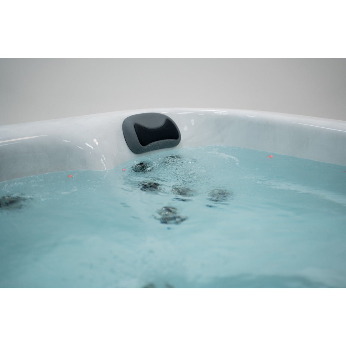 Elysium 6 Plug & Play Hot Tub — 6 Person with Lounger | Steam & Oak