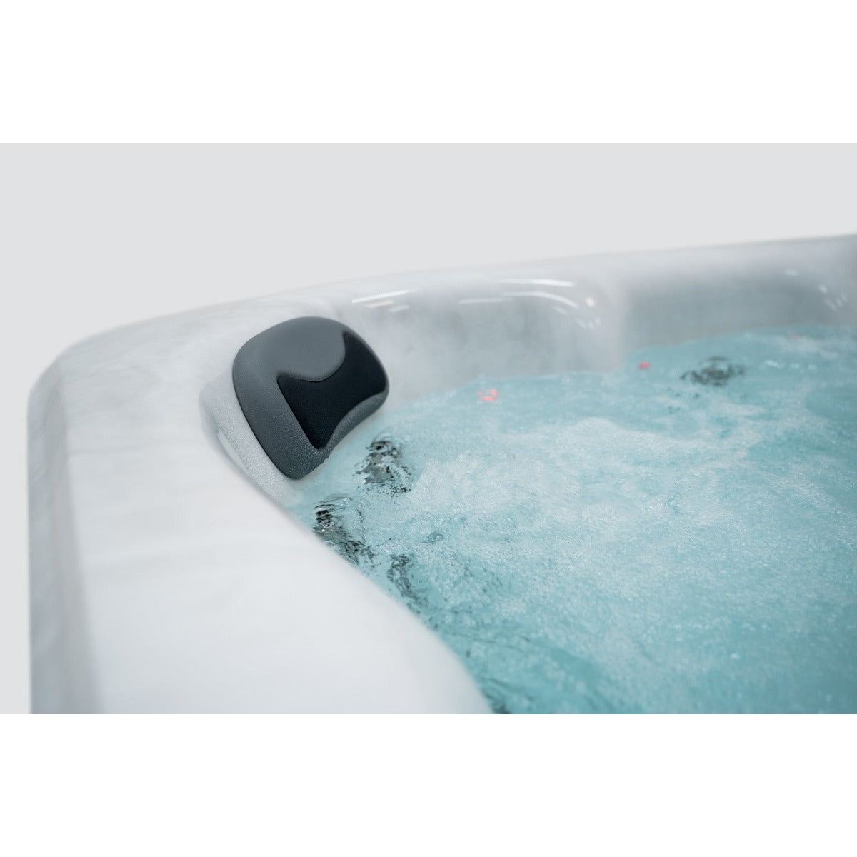 Elysium 6 Plug & Play Hot Tub — 6 Person with Lounger | Steam & Oak