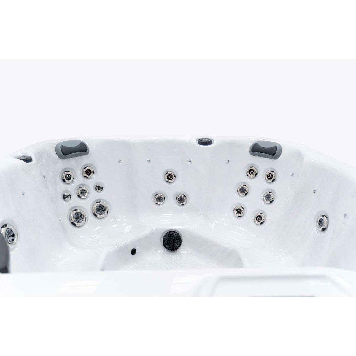 Equinox 7 Plug & Play Hot Tub — 7 Person Social Spa | Steam & Oak