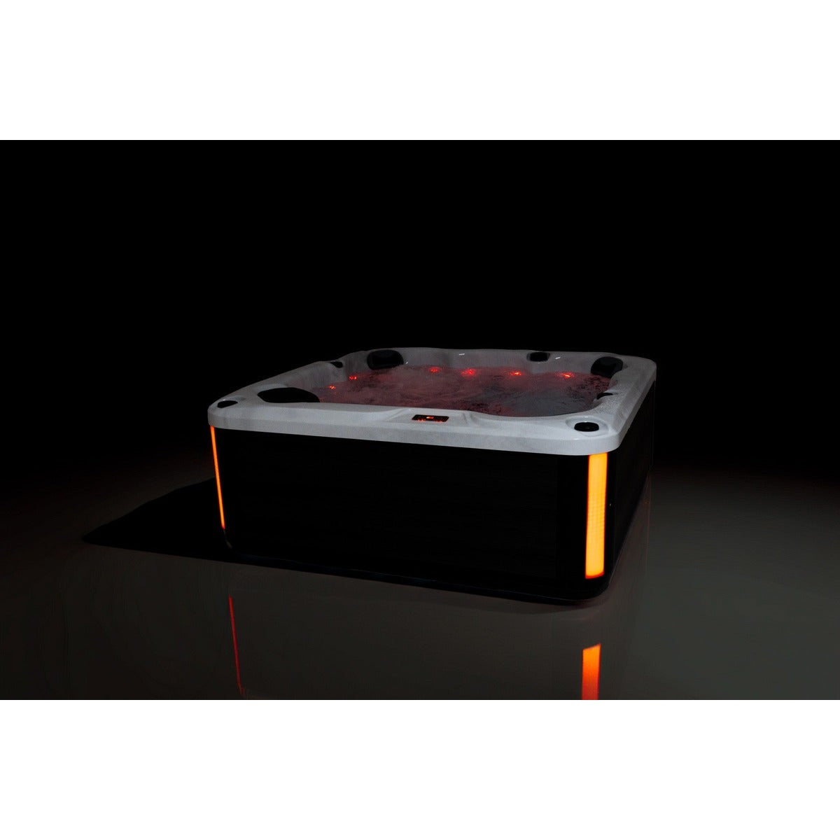 Equinox 7 Plug & Play Hot Tub — 7 Person Social Spa | Steam & Oak