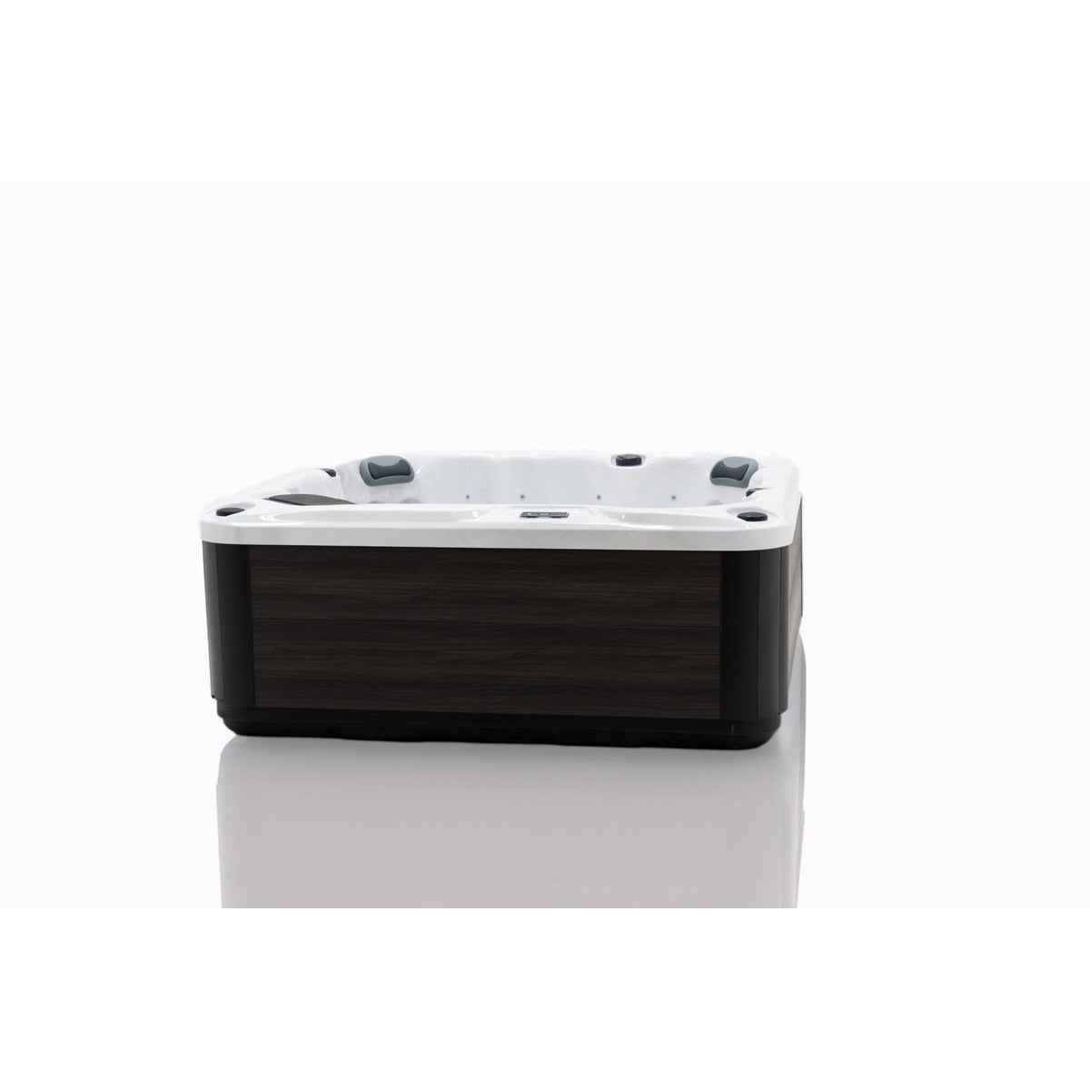 Equinox 7 Plug & Play Hot Tub — 7 Person Social Spa | Steam & Oak