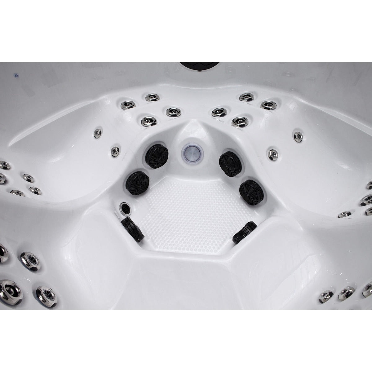 Elysium Dual Hot Tub — 5 Person 32A with Dual Loungers | Steam & Oak