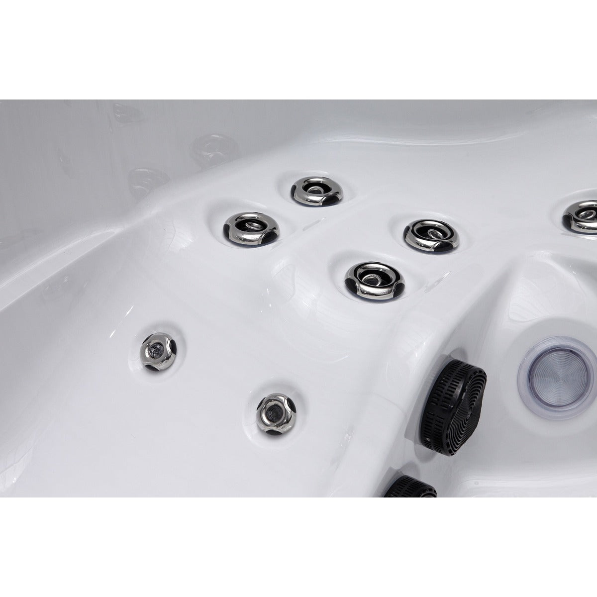 Elysium Dual Hot Tub — 5 Person 32A with Dual Loungers | Steam & Oak