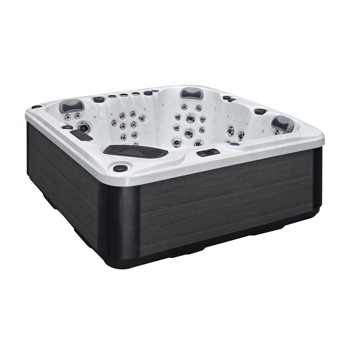 Elysium Dual Hot Tub — 5 Person 32A with Dual Loungers | Steam & Oak