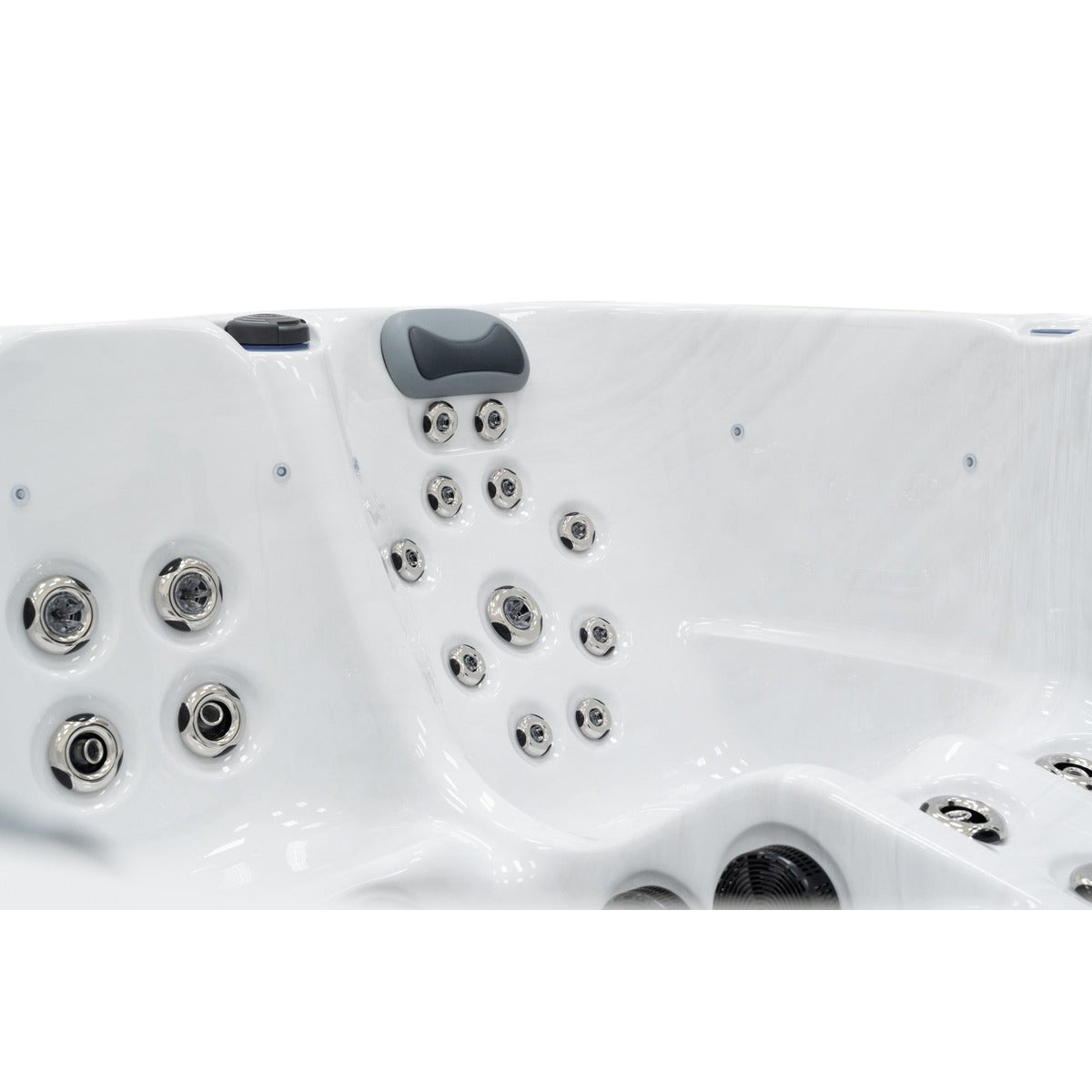 Elysium Dual Hot Tub — 5 Person 32A with Dual Loungers | Steam & Oak