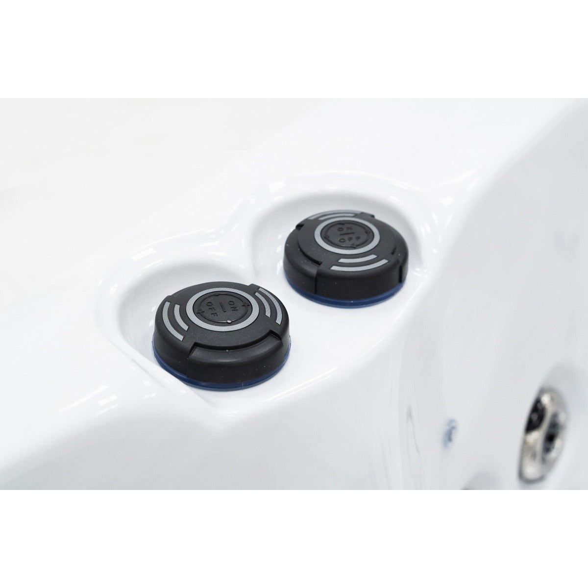 Elysium Dual Hot Tub — 5 Person 32A with Dual Loungers | Steam & Oak