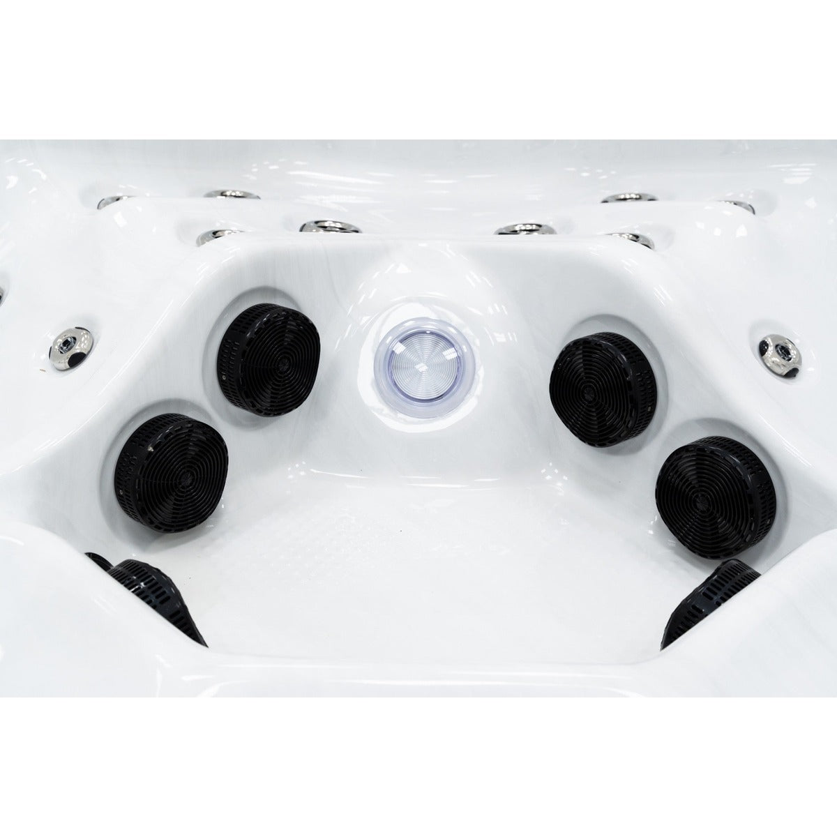 Elysium Dual Hot Tub — 5 Person 32A with Dual Loungers | Steam & Oak