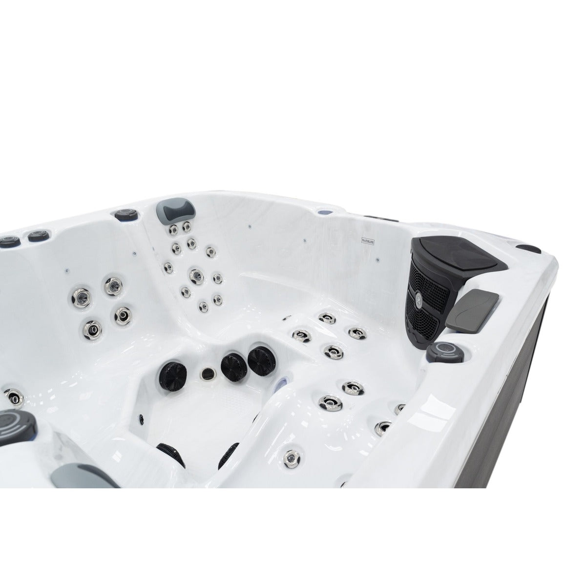 Elysium Dual Hot Tub — 5 Person 32A with Dual Loungers | Steam & Oak