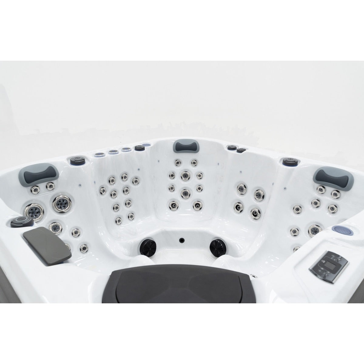 Elysium Dual Hot Tub — 5 Person 32A with Dual Loungers | Steam & Oak