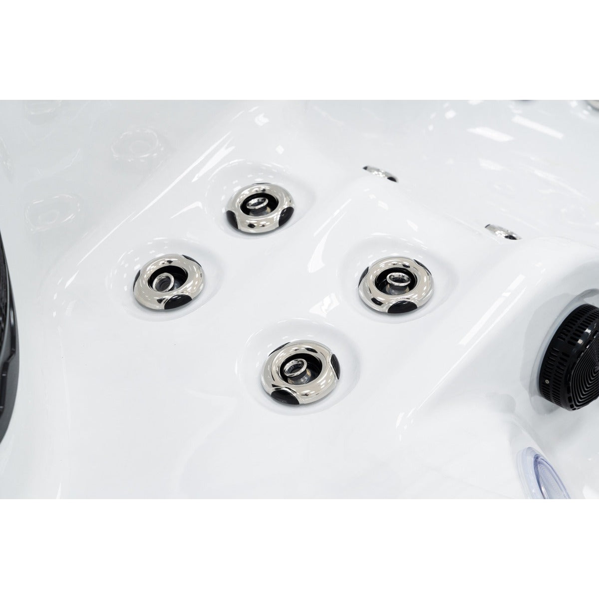 Elysium Dual Hot Tub — 5 Person 32A with Dual Loungers | Steam & Oak