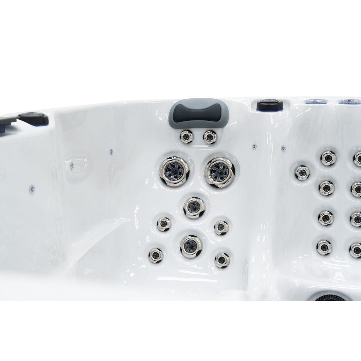 Elysium Dual Hot Tub — 5 Person 32A with Dual Loungers | Steam & Oak