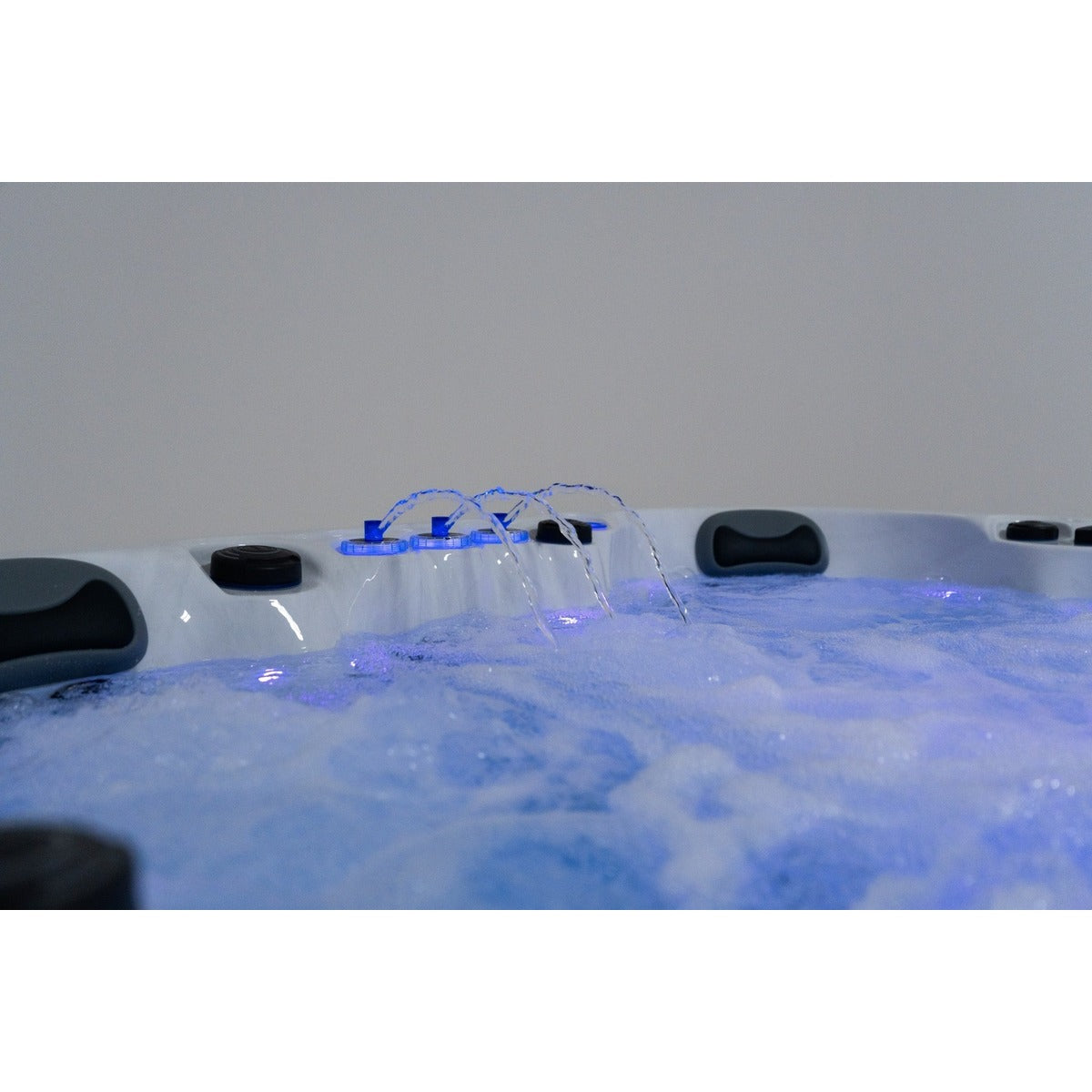 Elysium Dual Hot Tub — 5 Person 32A with Dual Loungers | Steam & Oak