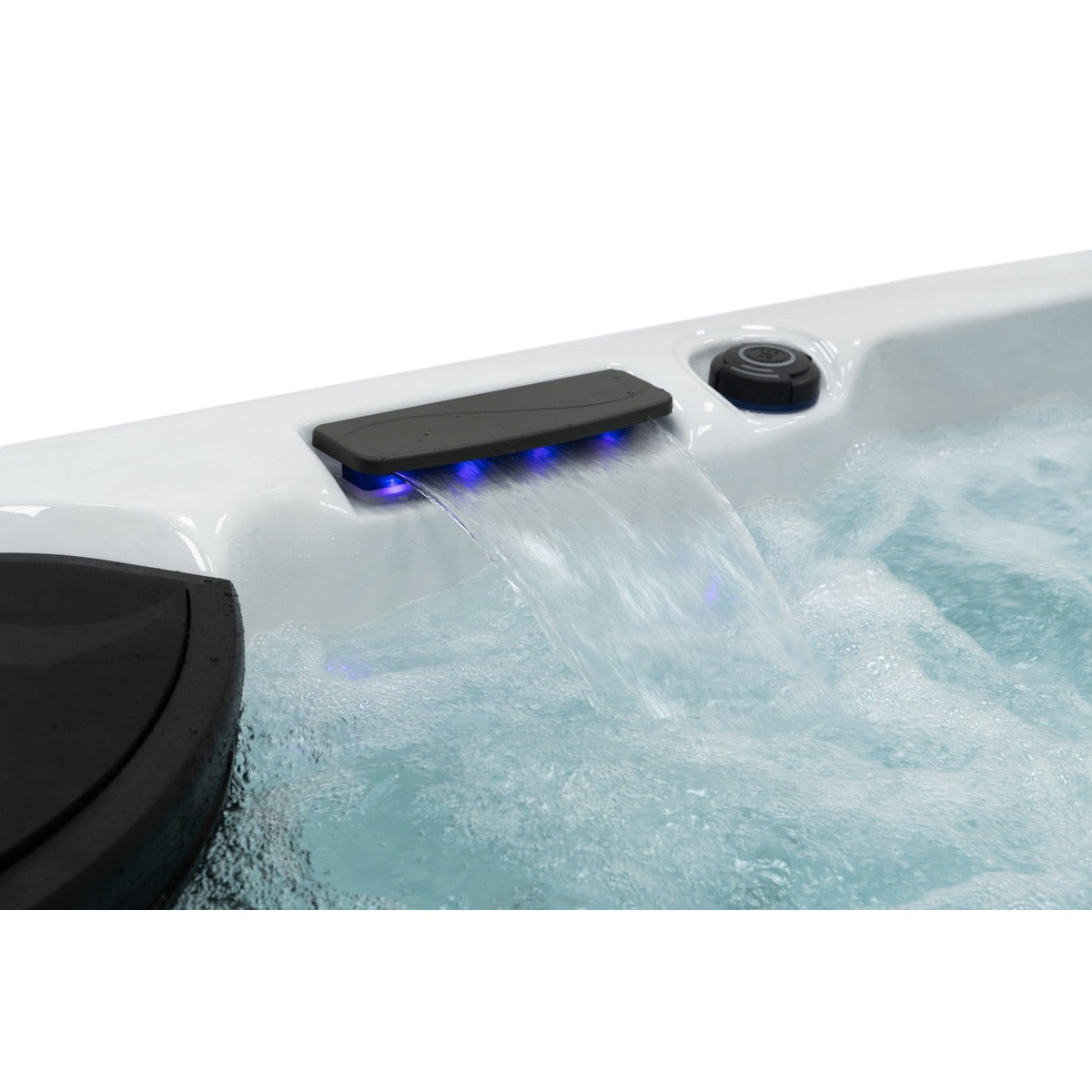 Elysium Dual Hot Tub — 5 Person 32A with Dual Loungers | Steam & Oak