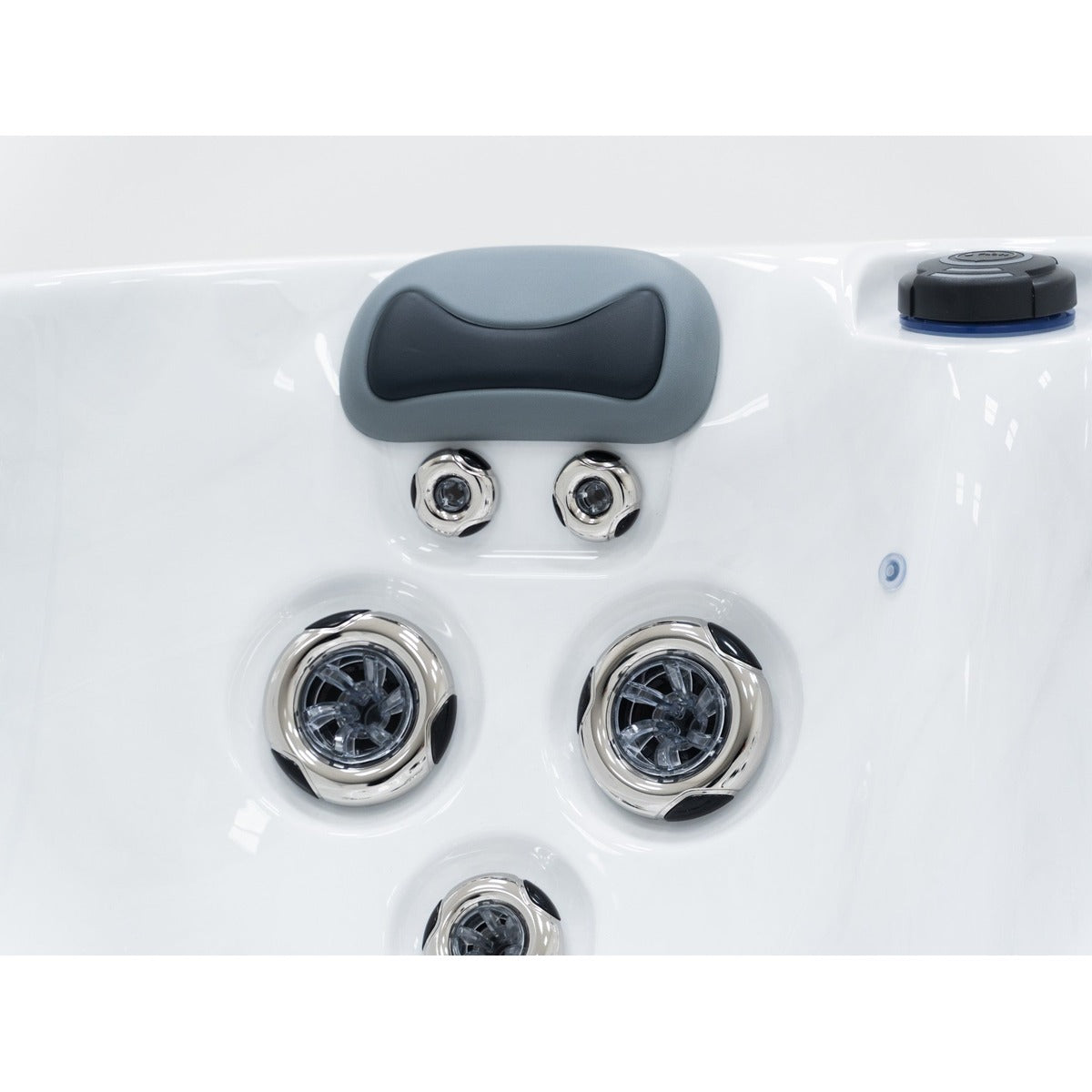 Elysium Dual Max Hot Tub — 5 Person 32A Premium Spa with Dual Loungers & 75 Jets | Steam & Oak