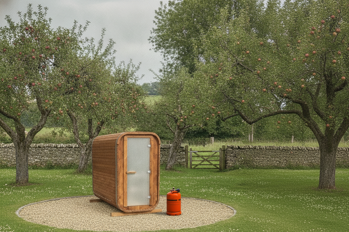 & Gas Sauna Pod 2.4m