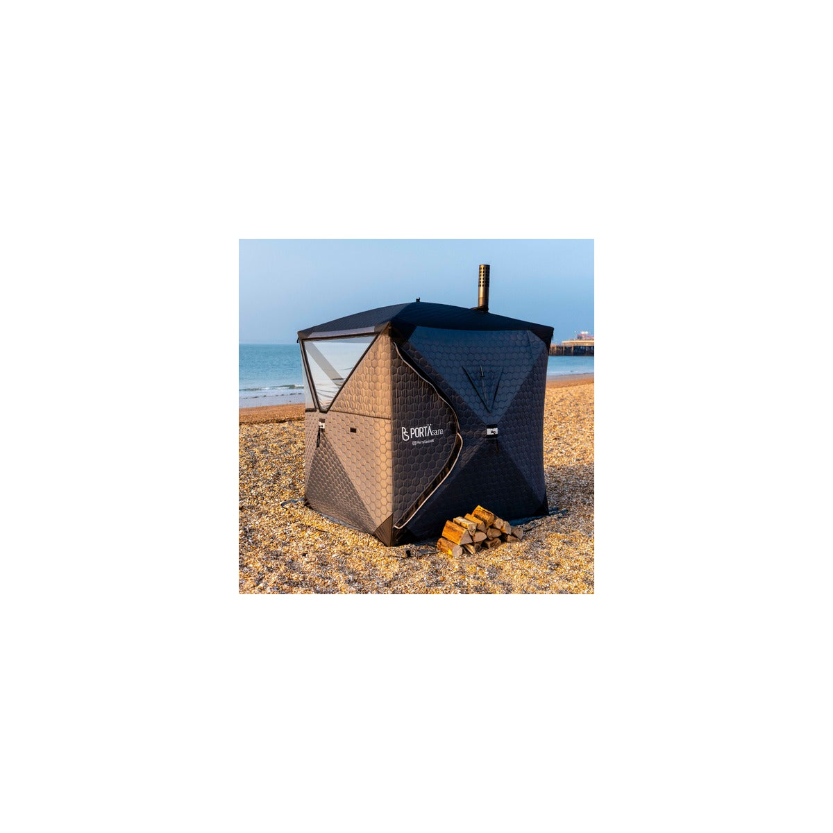 PortaSauna HEX 4-Person Portable Sauna | Steam & Oak
