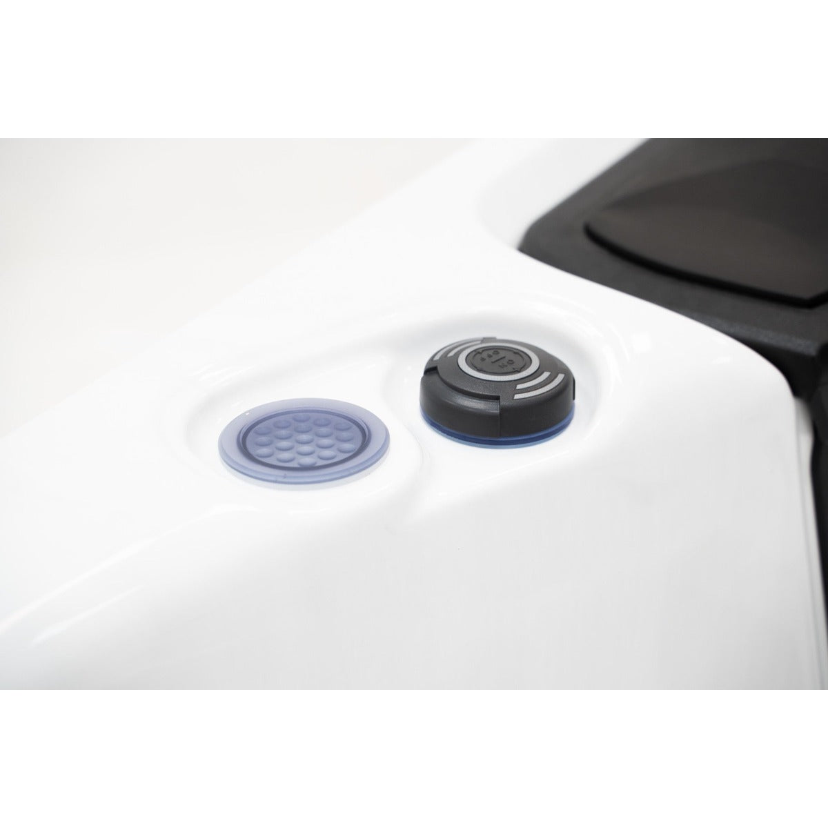 Serenity 3 Plug & Play Hot Tub — 3 Person with Lounger | Steam & Oak