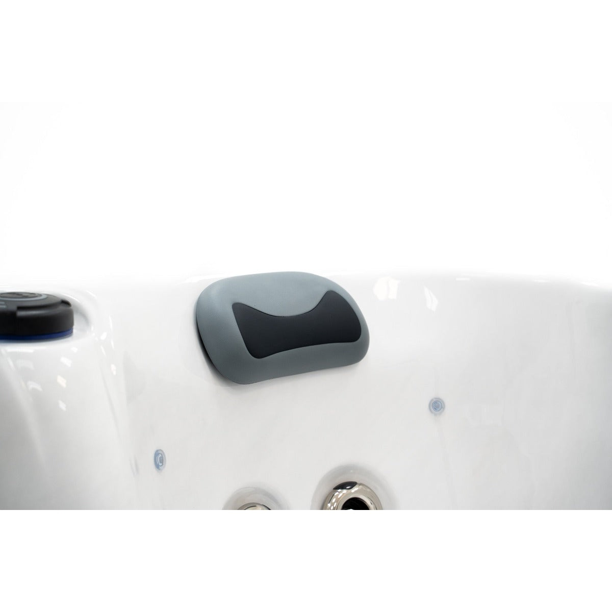 Serenity 3 Plug & Play Hot Tub — 3 Person with Lounger | Steam & Oak