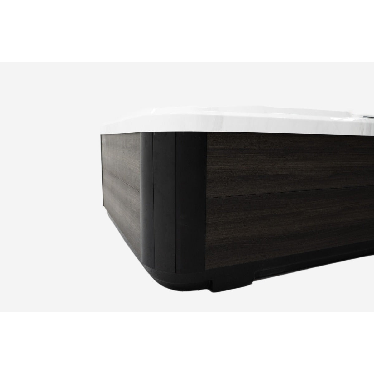 Serenity 3 Plug & Play Hot Tub — 3 Person with Lounger | Steam & Oak