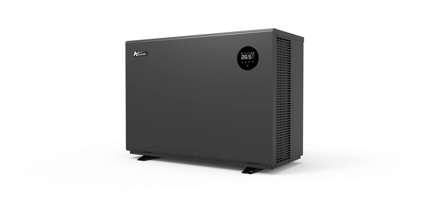 AQUARK Mr.Silence Air Source Heat Pump for Hot Tubs & Swim Spas (7kW–21kW) – Mitsubishi Inverter, Ultra-Quiet, Titanium Exchanger