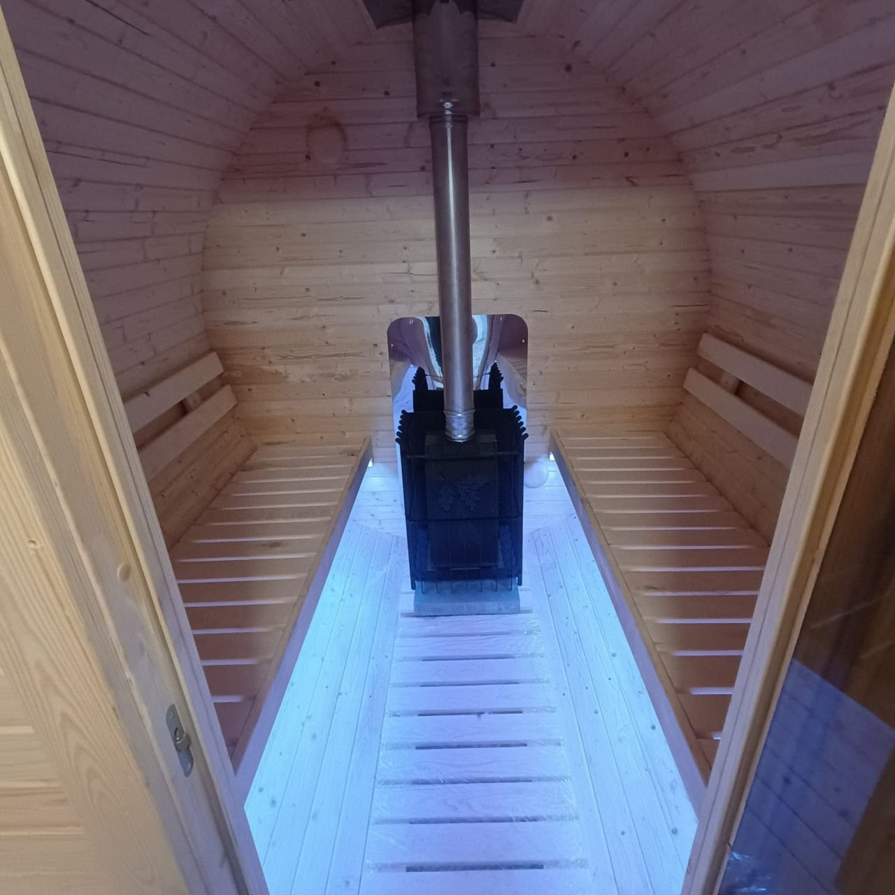 Steam & Oak Barrel Sauna 3m with Anteroom