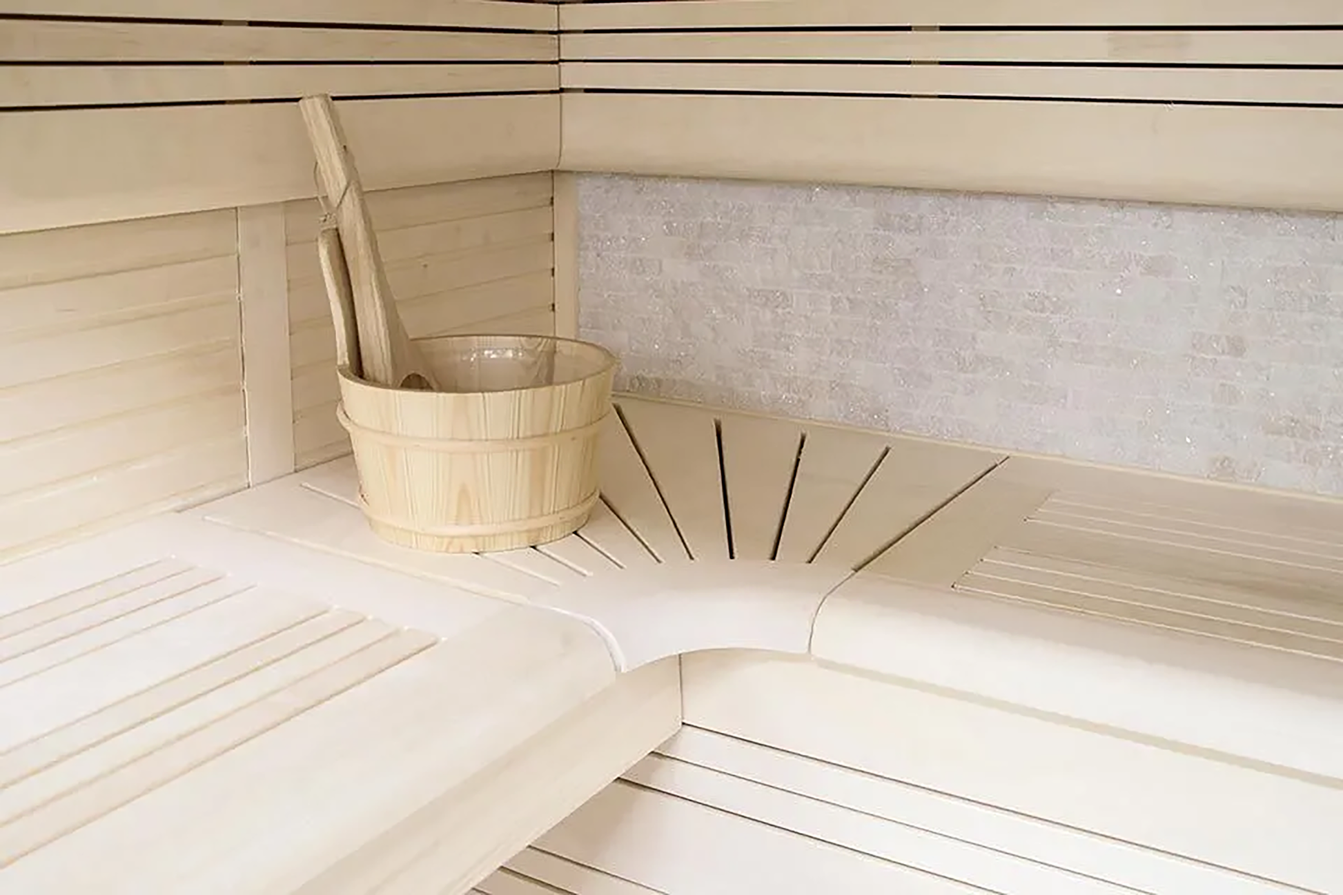 Cairn 200 Indoor Sauna (White Stone) – 4 Person | Steam & Oak